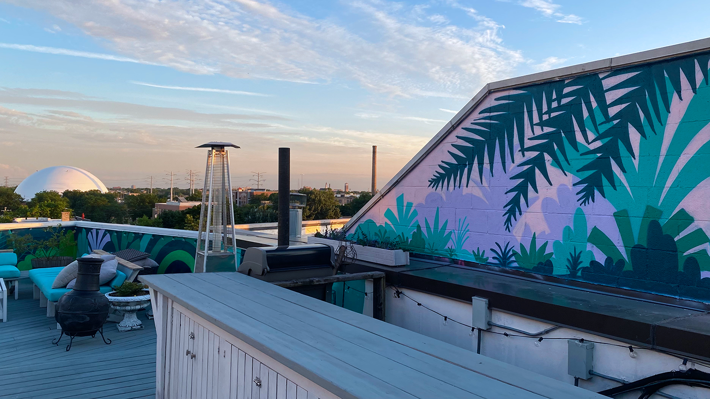MURAL: West Town Rooftop – KOLORMORE